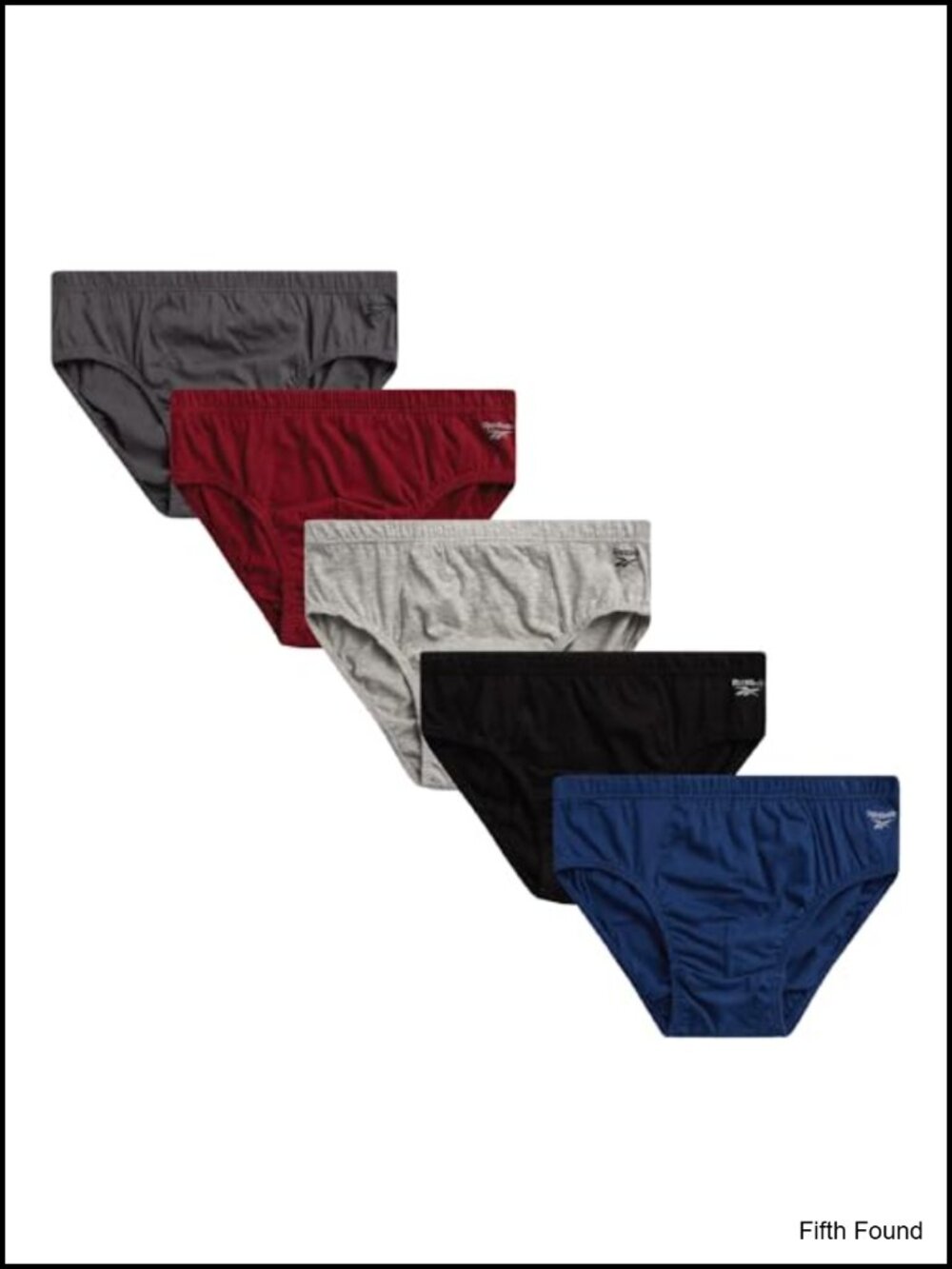 Men's Low Rise Briefs 5 Pack Cotton Stretch Underwear